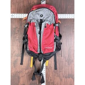 Marmot Talus Biospan 36 Liter Hiking Backpack Outdoor Red Gray Black Large Nylon